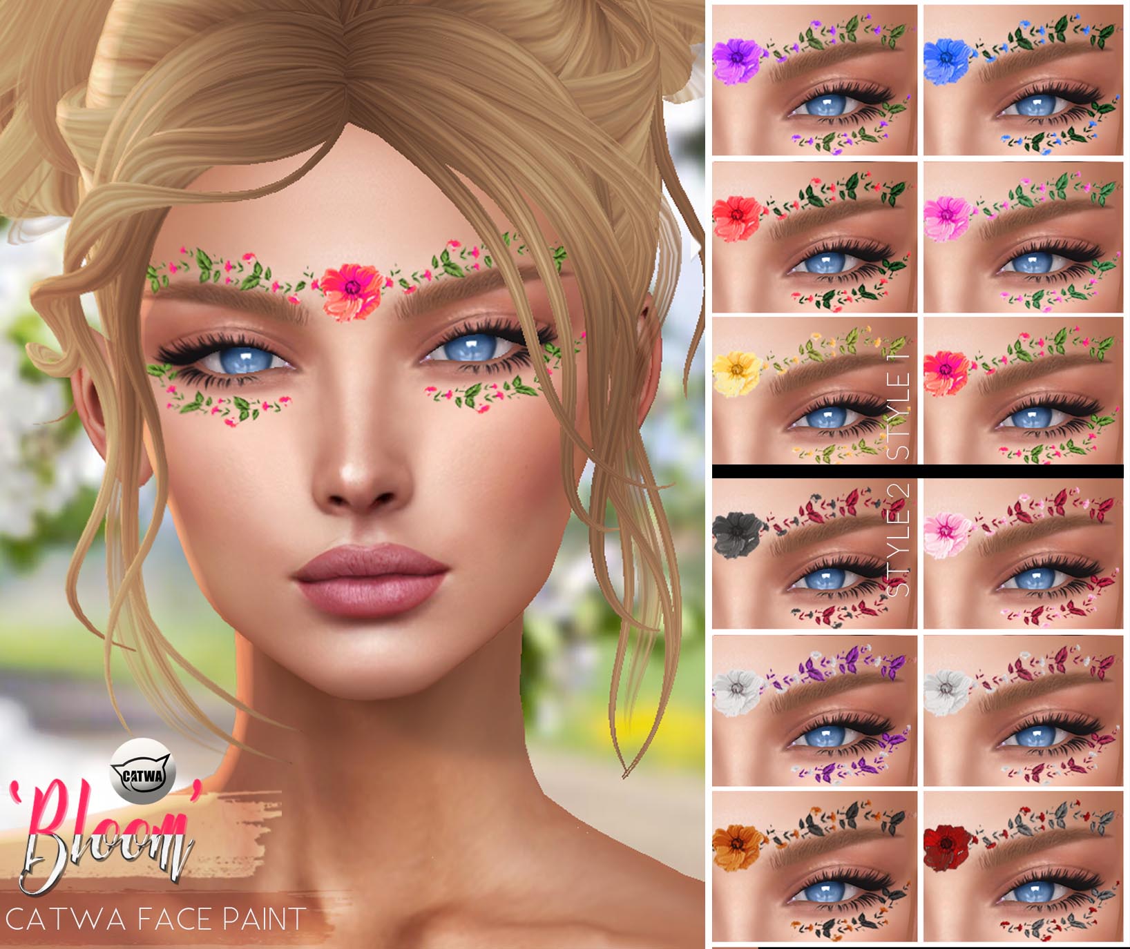 -Birth- 'Bloom' Catwa Face Paint Appliers Advert