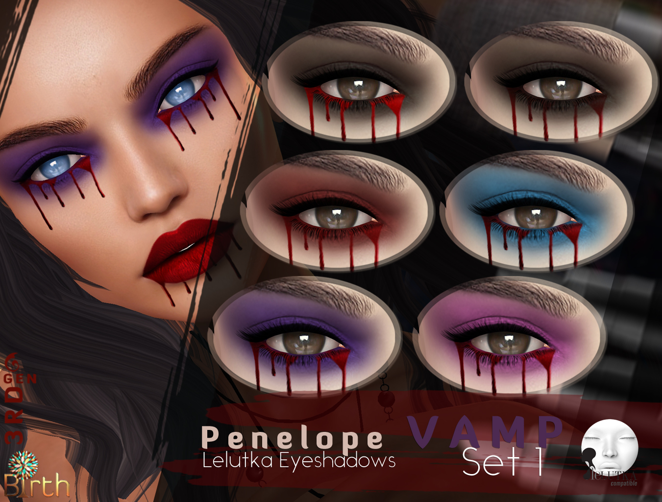 *Birth* Penelope Eyeshadows - Vamp Set 1