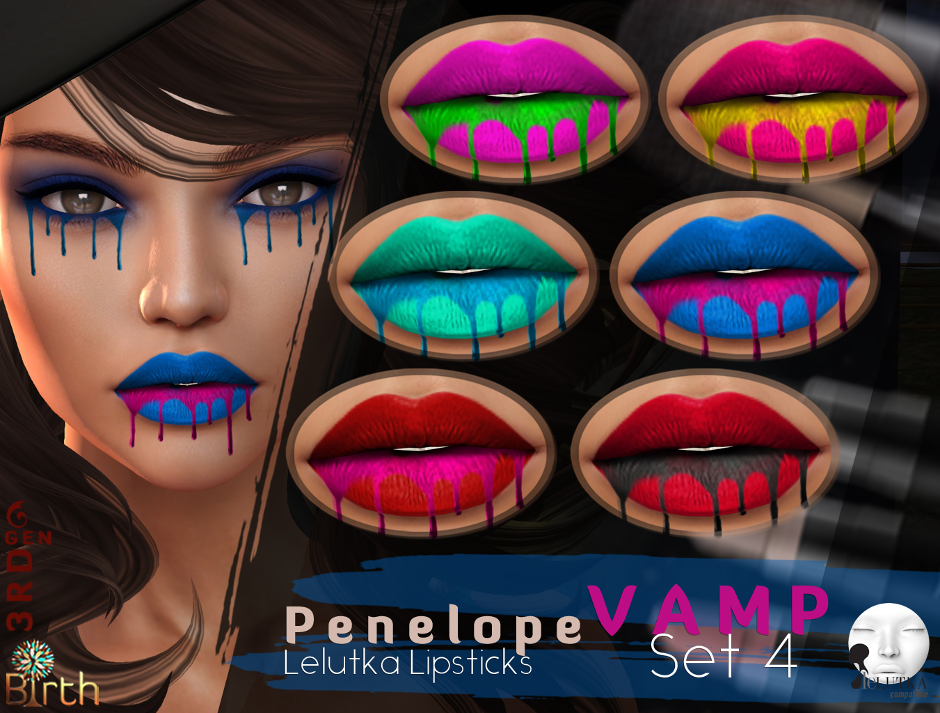 *Birth* Penelope Lips - Vamp Set 4