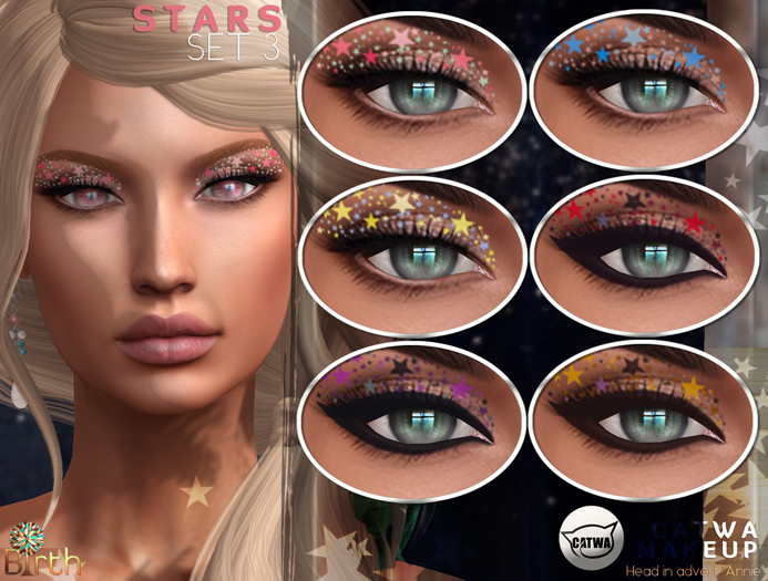 *Birth* Stars Eyeshadow Makeup (Catwa)- Set 3