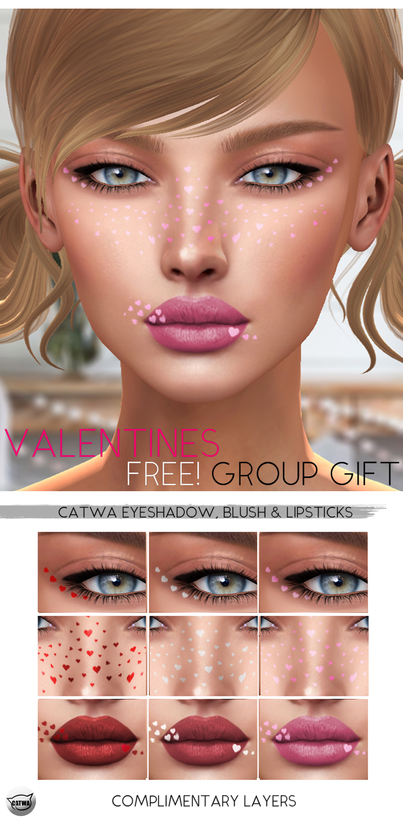 -Birth- 'Valentines Makeup' Group Gift - Catwa Lipstick Blush & Eyeshadow.jpg
