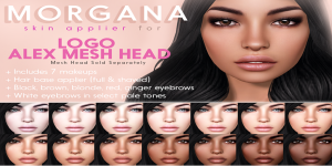 [Pink Fuel] Morgana Skin applier for LOGO ALEX Mesh Head