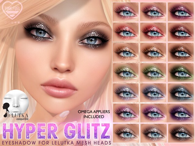 [PF] LELUTKA Eyeshadow - Hyper Glitz (Crystal Heart Festival)