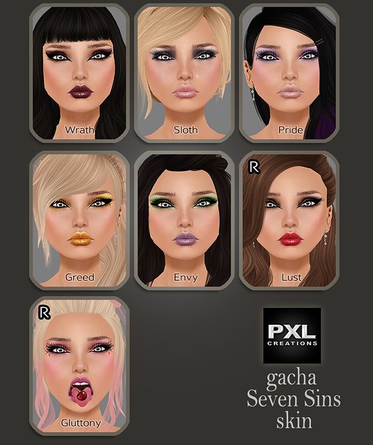 [PXL] Gacha - Seven Sins Skins