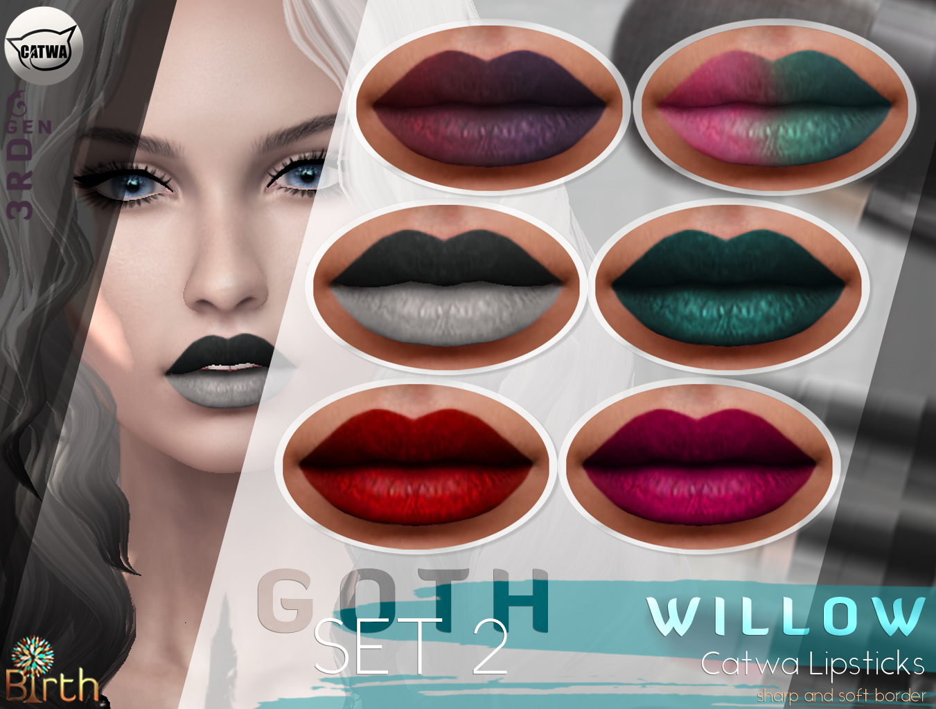 birth-catwa-lipsticks-willow-goth-set-2