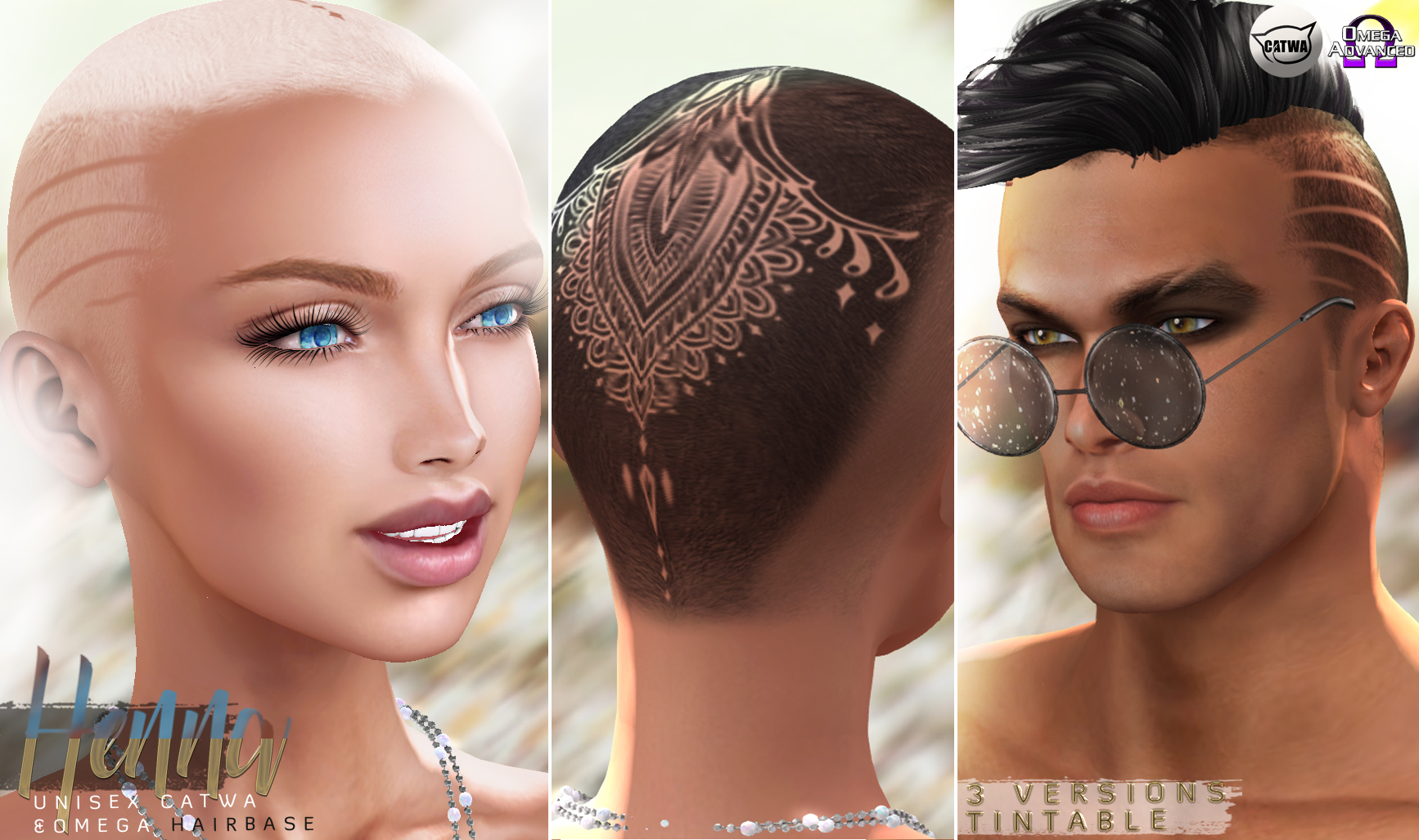 -Birth- 'Henna' Catwa and Omega Hairbase Advert