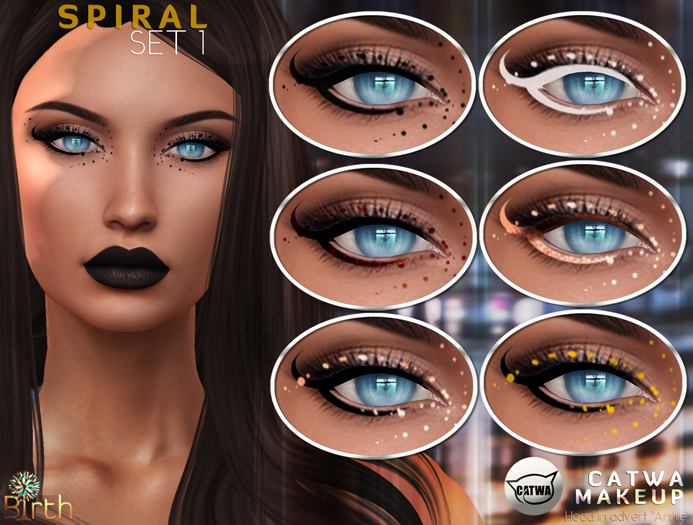 *Birth* Spiral Eyeshadow Makeup (Catwa)- Set 1