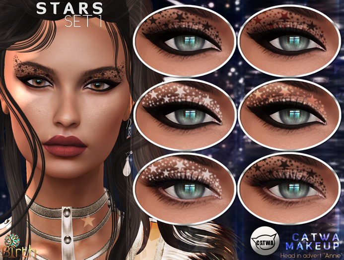 *Birth* Stars Eyeshadow Makeup (Catwa)- Set 1