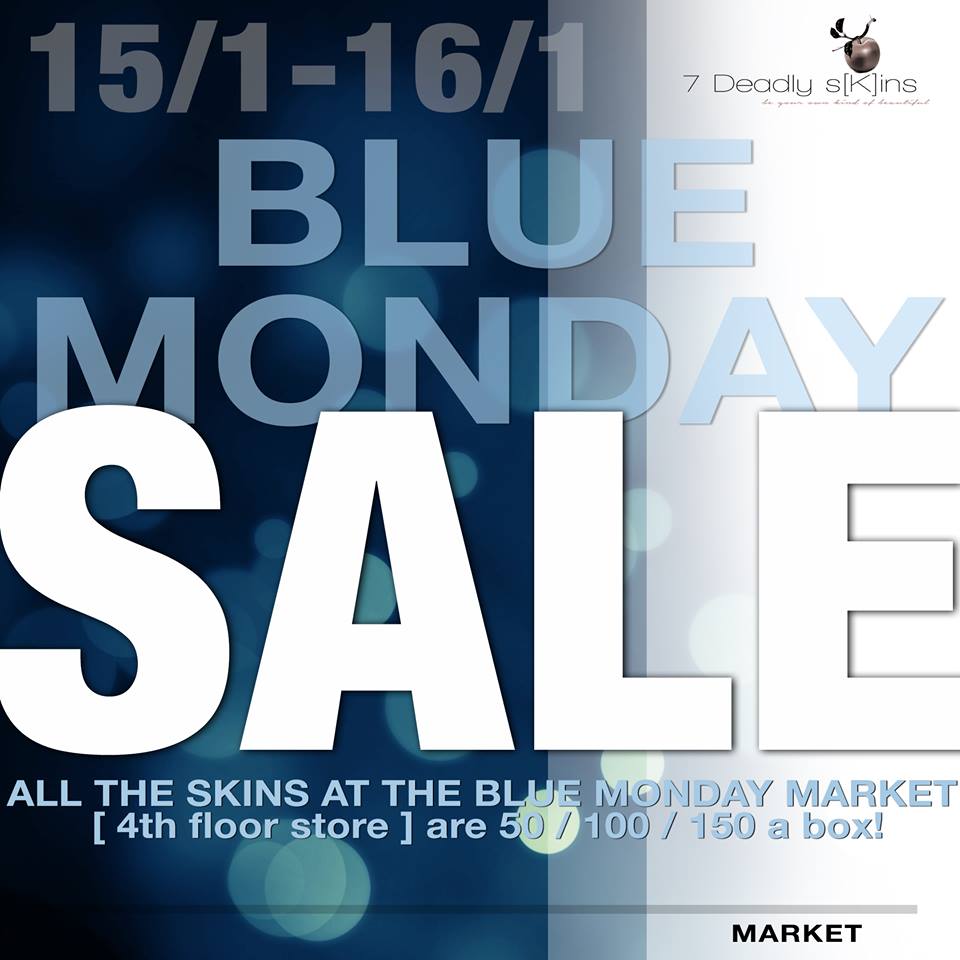 Blue Monday Sale