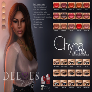 Deesses Boutique_ Chyna _LIMITED EDITION_ Skin