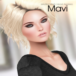 Glam Affair ( Lelutka Mesh Heads ) Mavi Appleirs - AD