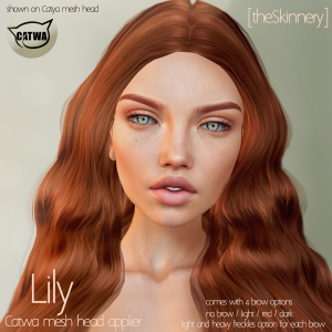 [theSkinnery] Lily (Catwa Bento Applier) Ad