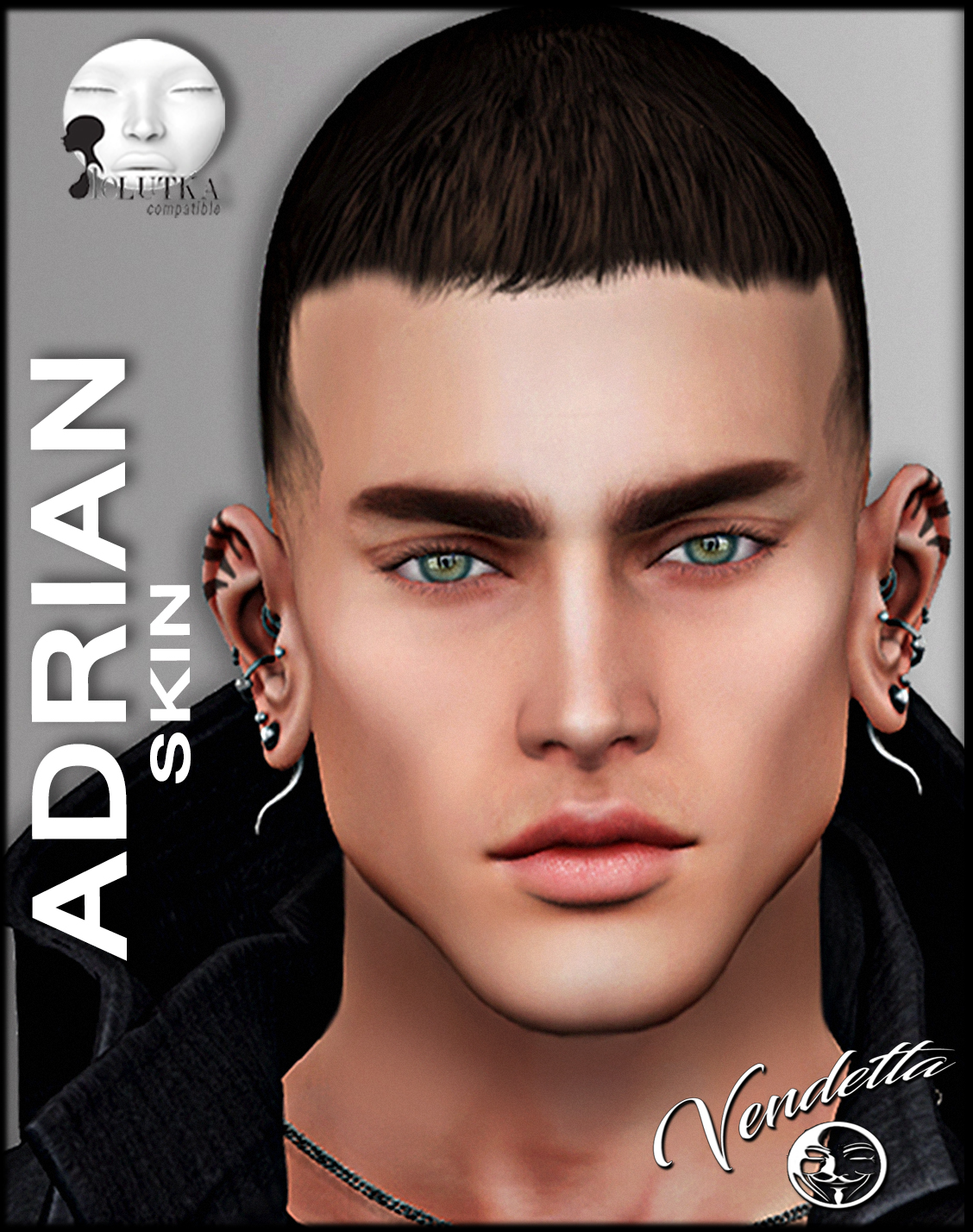 [VENDETTA ] - ADRIAN Skin for Lelutka